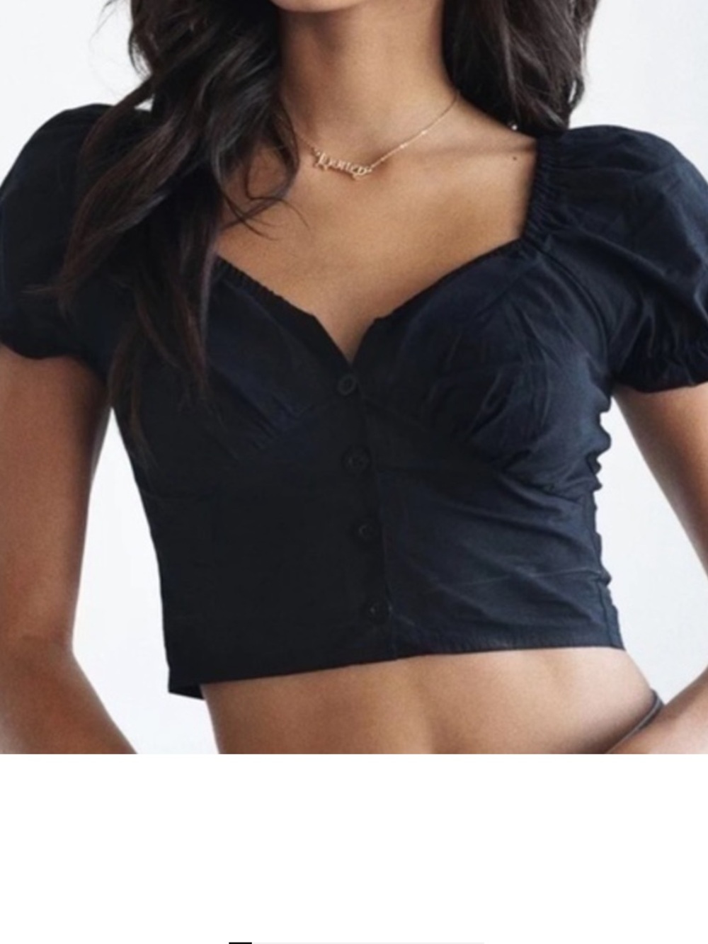 Princess Polly Puff-Sleeve Crop Top